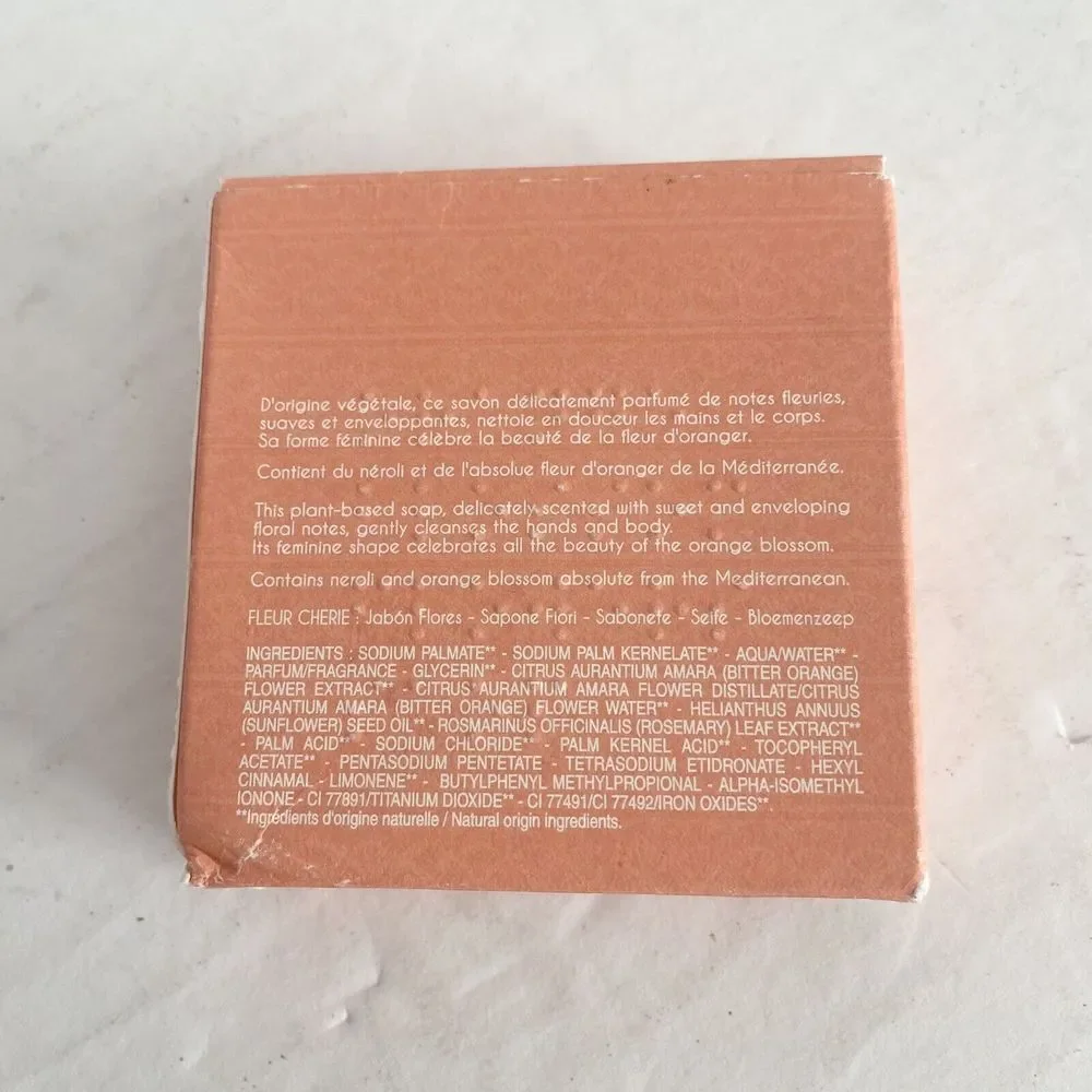 L'occitane‎ Fleur Cherie Savon Fleurs Flowers Bar Soap Made In France 75g